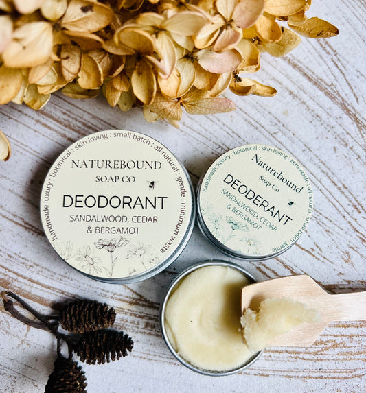 SANDALWOOD, CEDAR & BERGAMOT Deodorant Paste