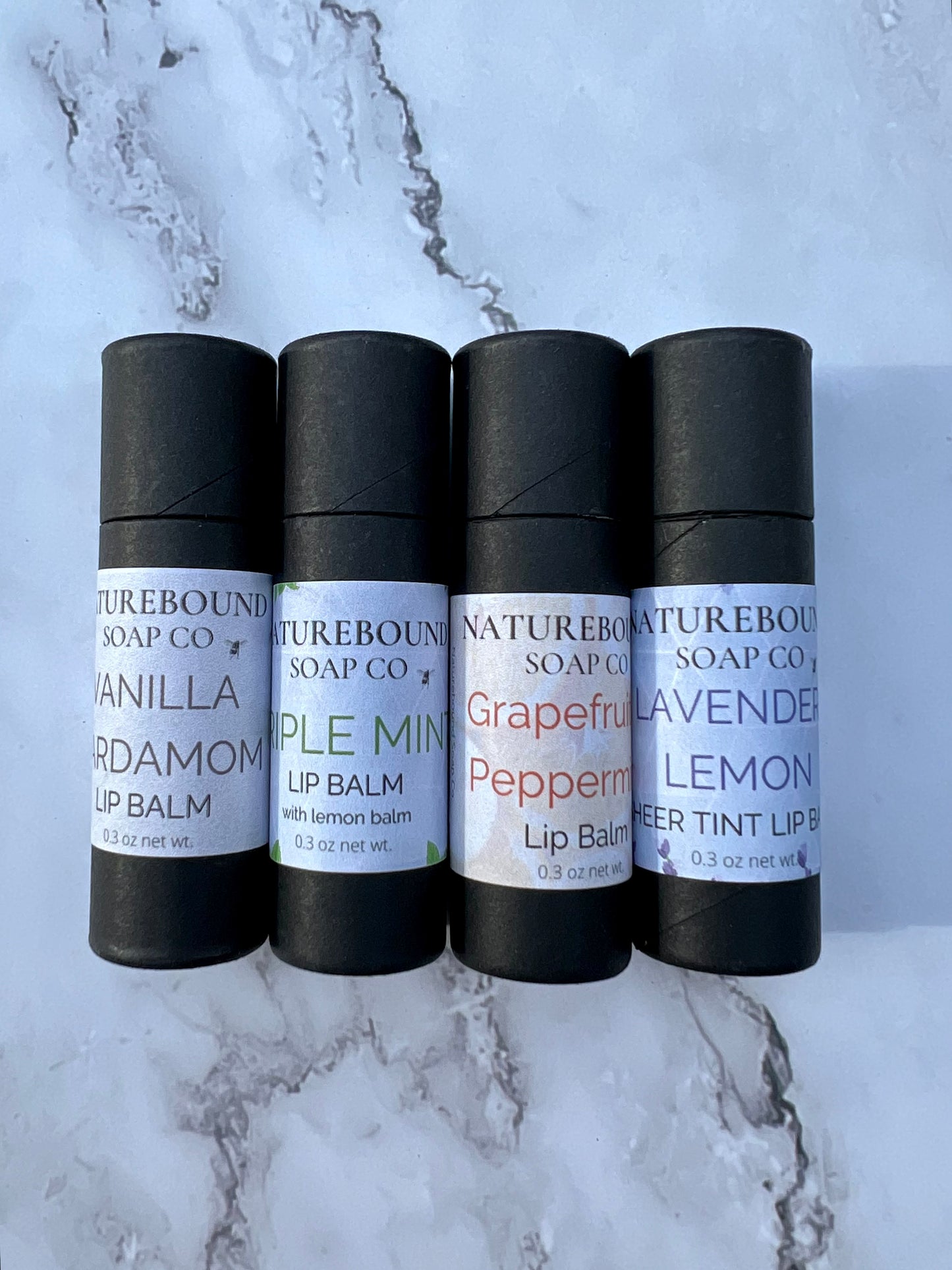 VANILLA-CARDAMOM Herbal Lip Balm