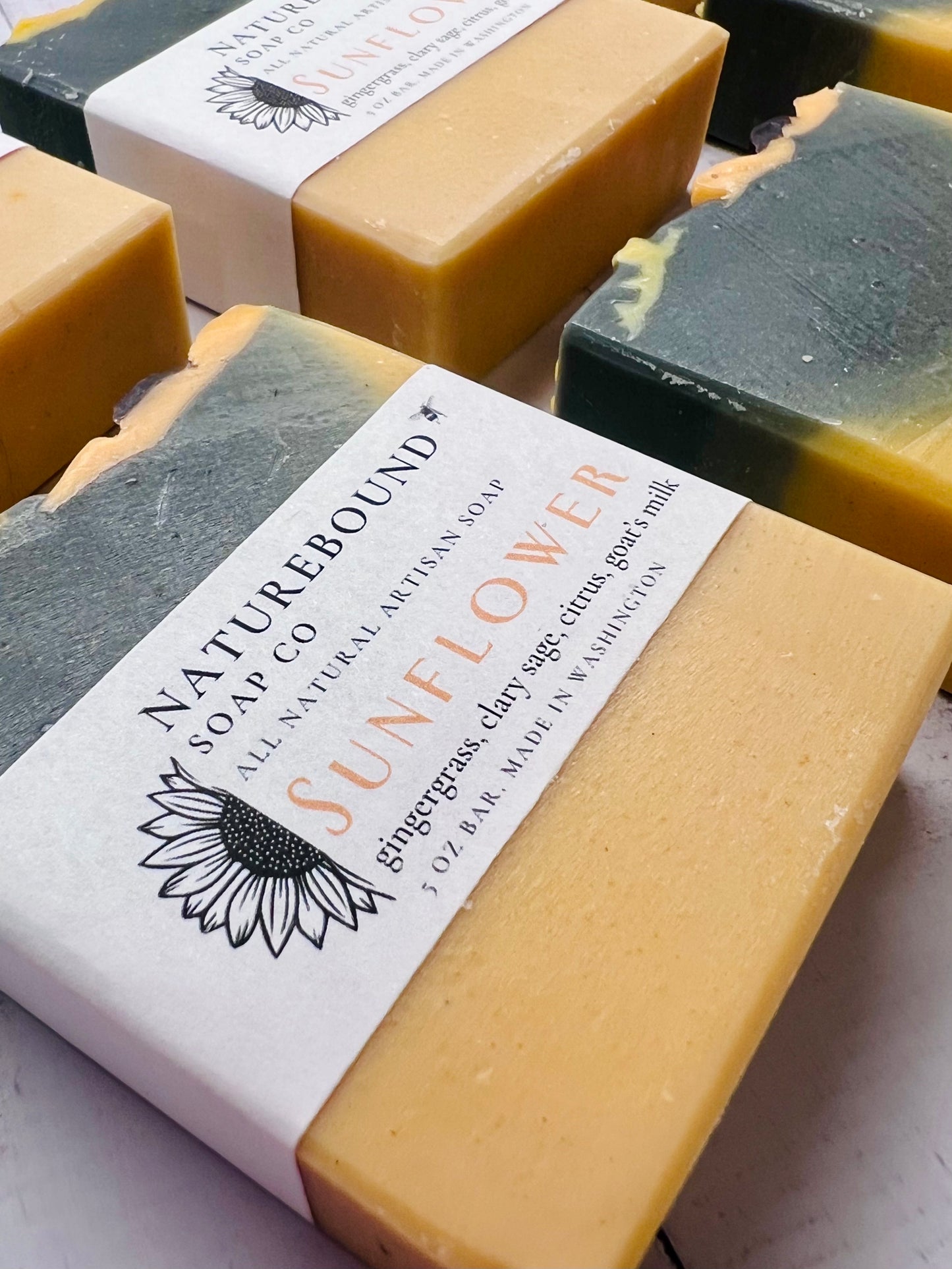 SUNFLOWER SOAP BAR
