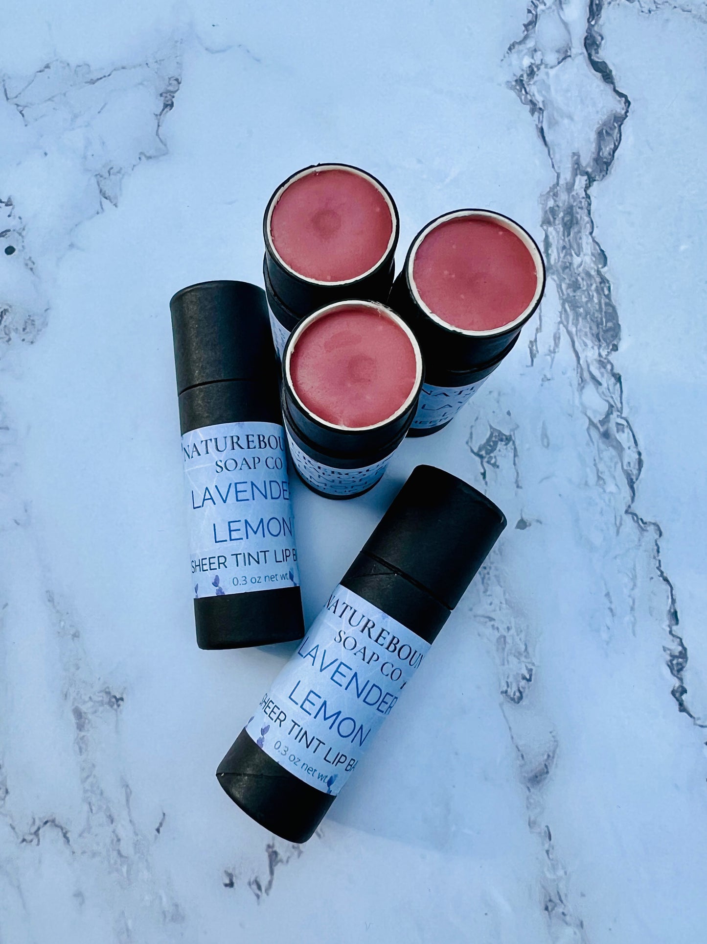 LAVENDER LEMON SHEER TINT Herbal Lip Balm
