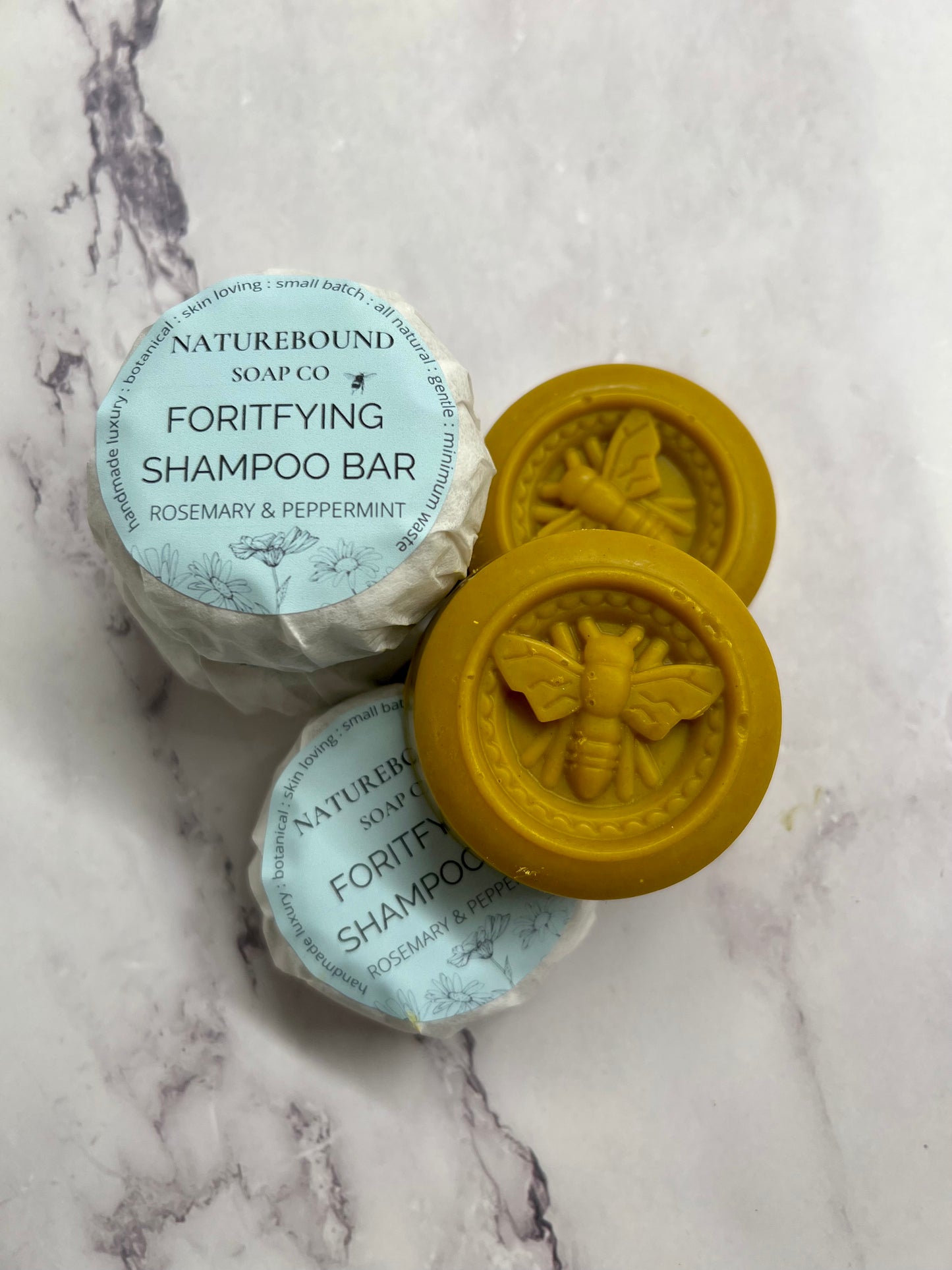 FORTIFYING SHAMPOO BAR- Rosemary & Peppermint