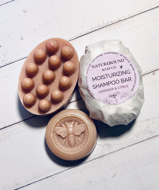 MOISTURIZING SHAMPOO BARS- Lavender & Citrus