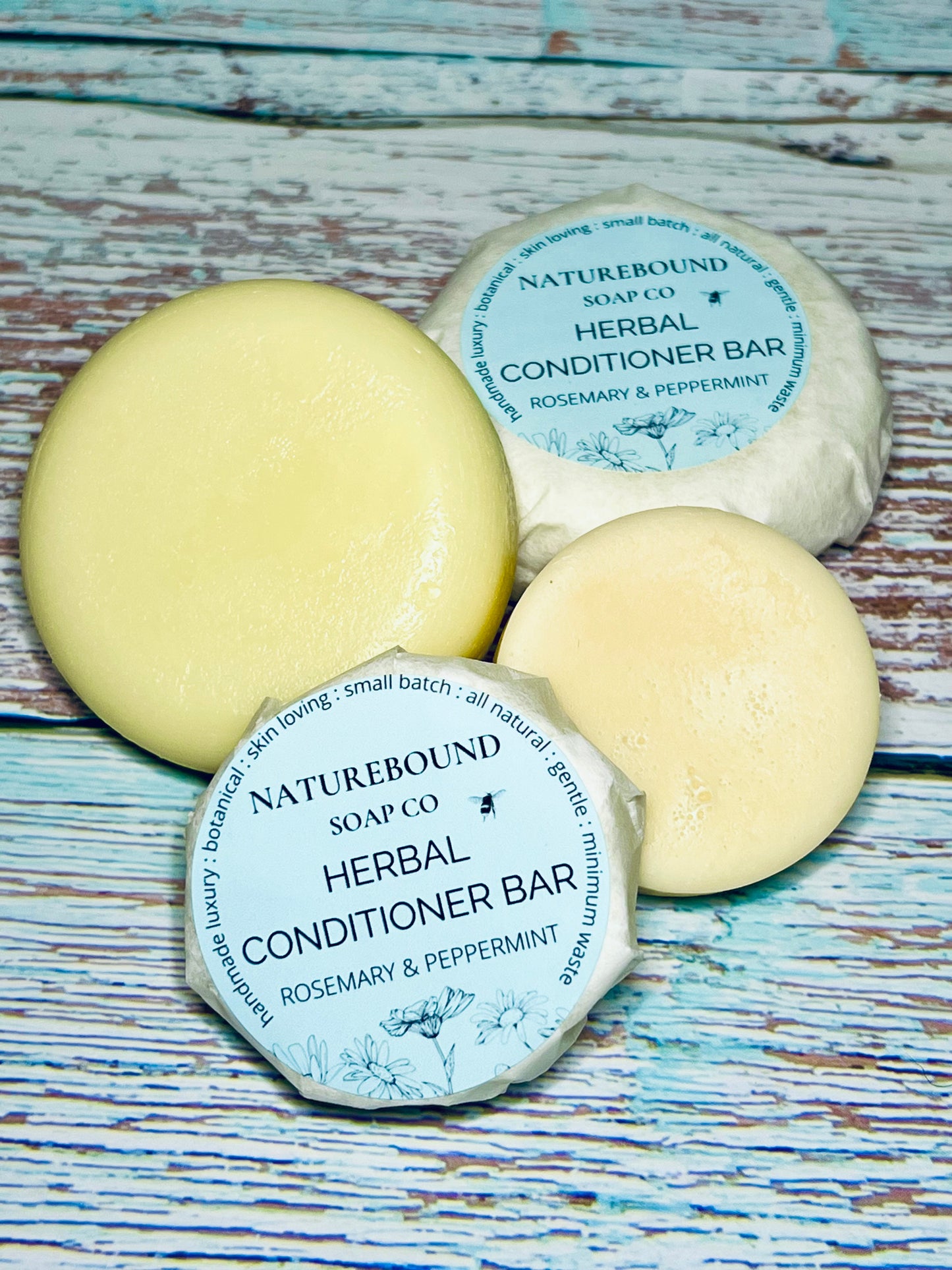 ROSEMARY & PEPPERMINT Herbal Solid Conditioner Bar