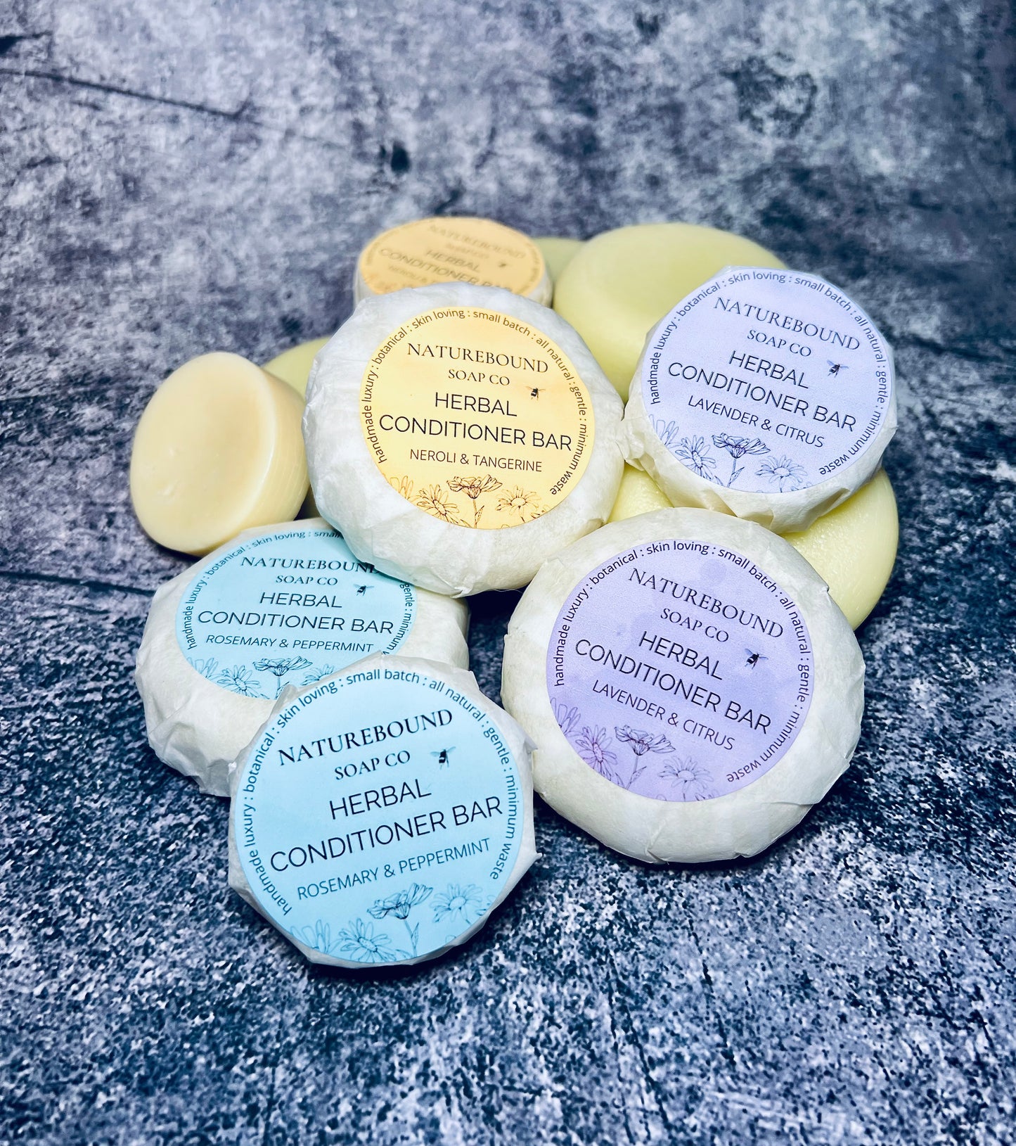 ROSEMARY & PEPPERMINT Herbal Solid Conditioner Bar