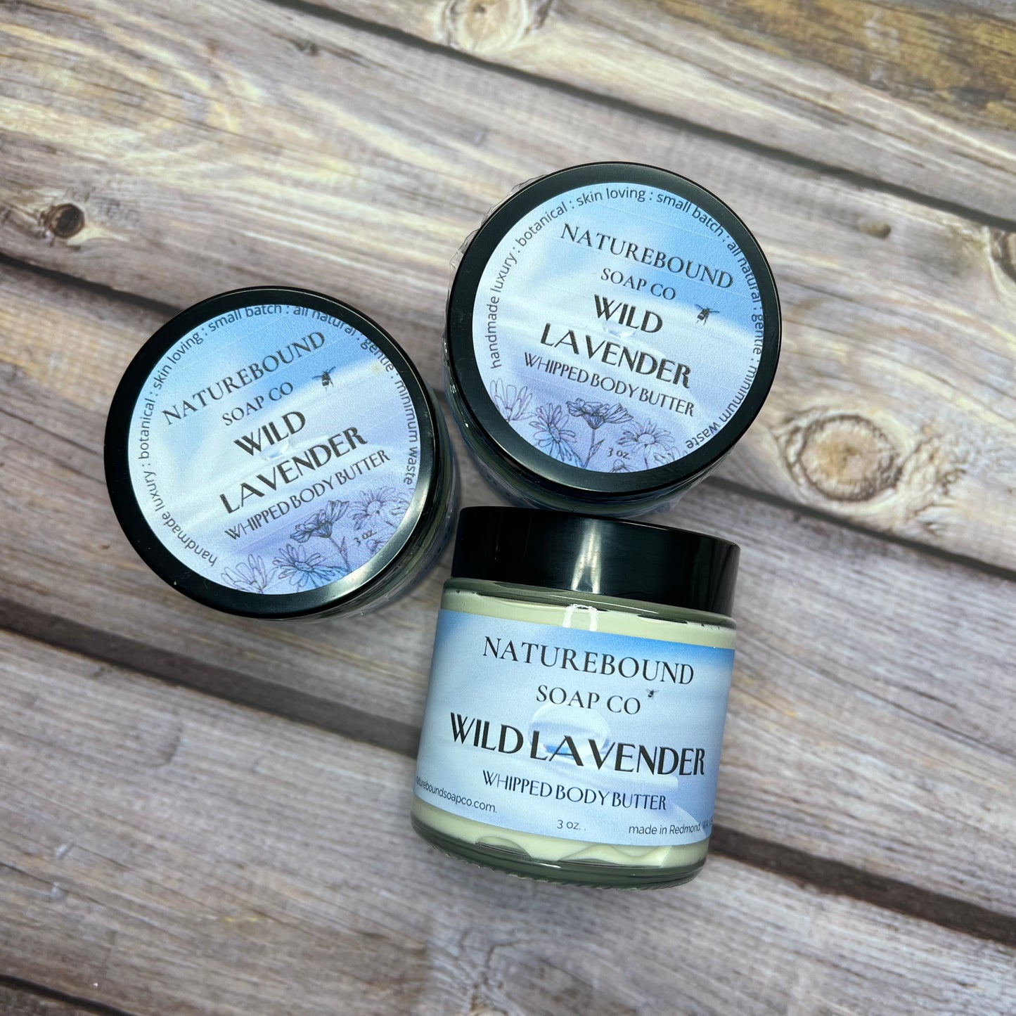 WILD LAVENDER & CALENDULA BODY BUTTER | All-Natural, Handmade, Deeply Moisturizing