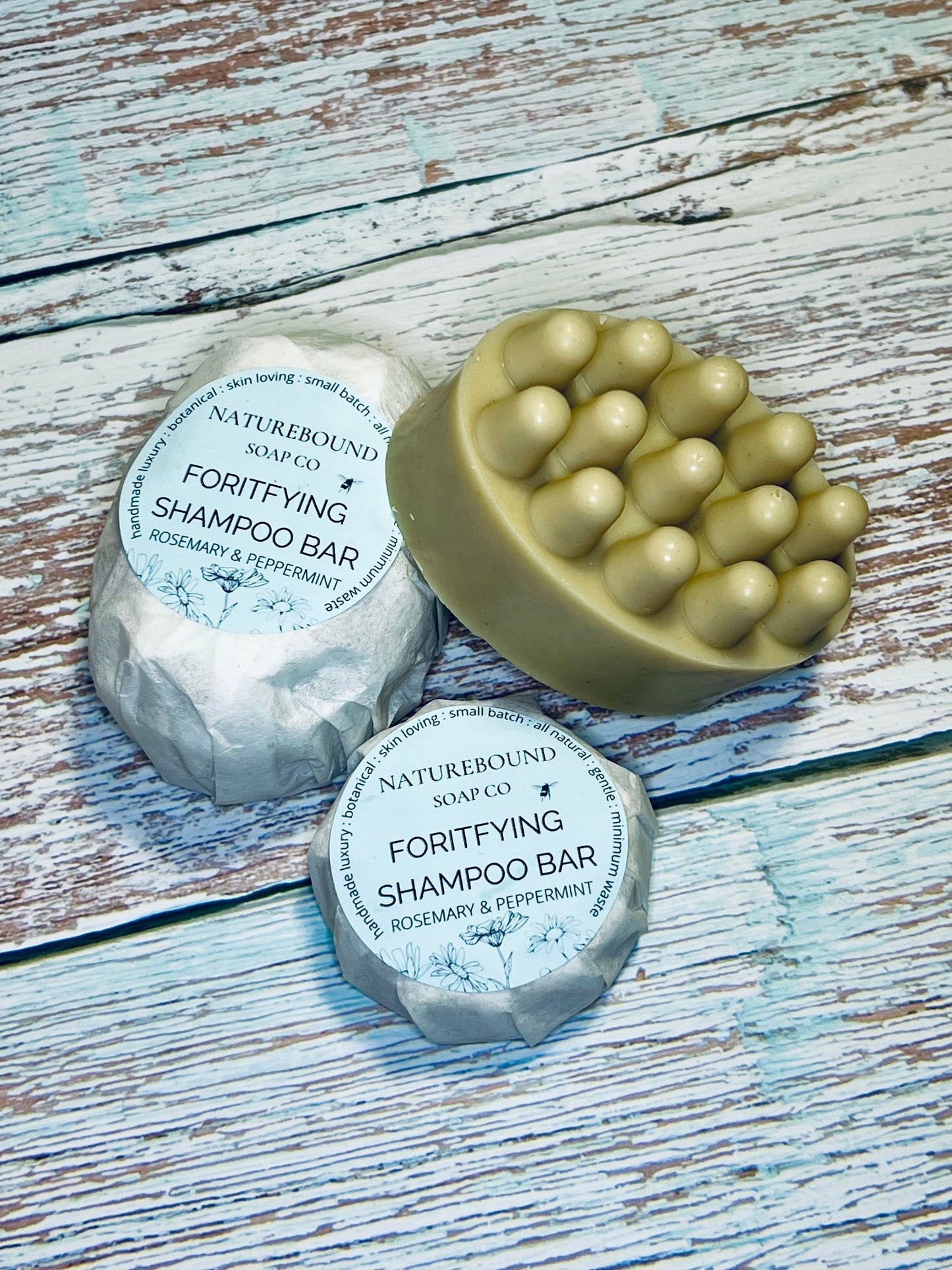 FORTIFYING SHAMPOO BAR- Rosemary & Peppermint